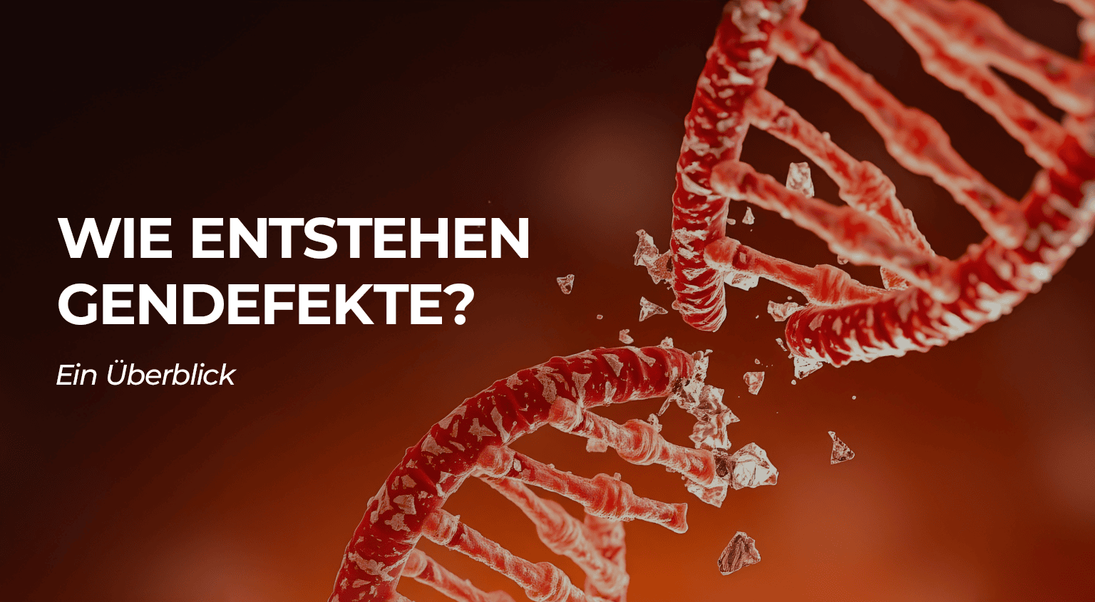 Wie entstehen Gendefekte?