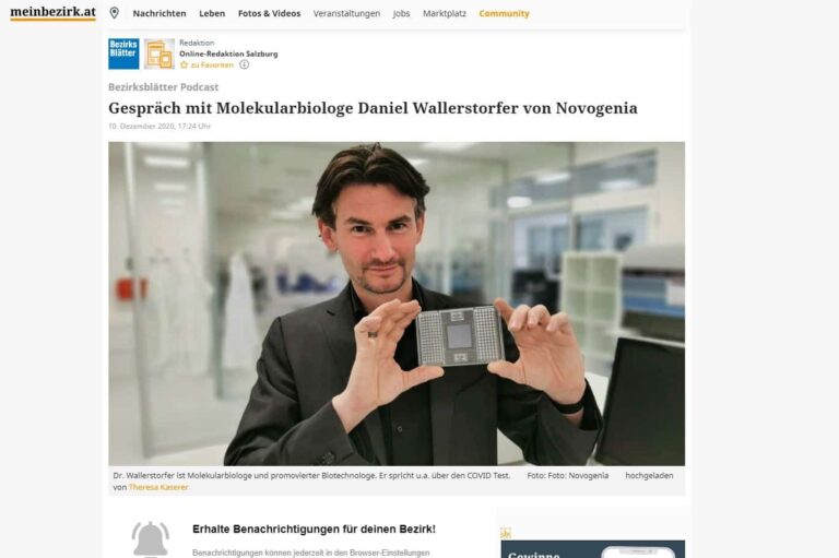Daniel Wallerstorfer in the meinbezirk.at podcast